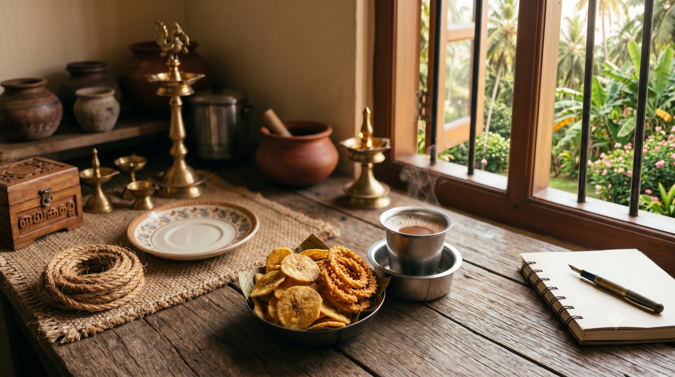 traditional South Indian tea snacks